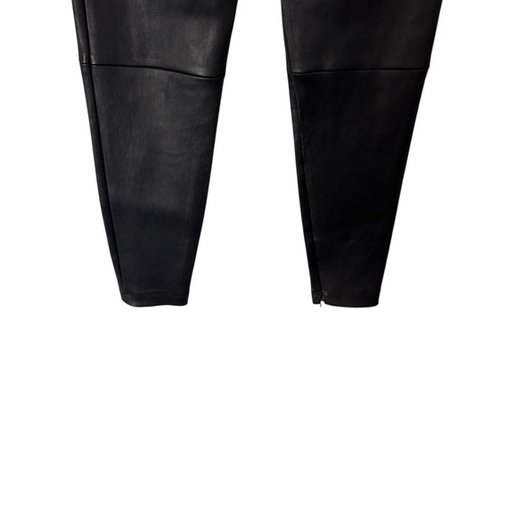 $3,390 Alaia Black High Rise Leather Leggings Size 6 - Picture 10 of 12